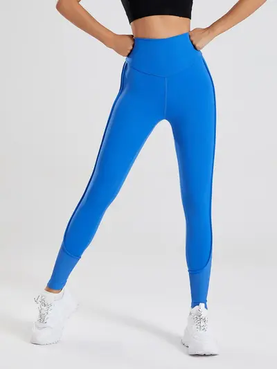 High-Waist Compression Yoga Pants, Tummy Control, Quick-Dry - 4