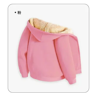 Boys' Hooded Cardigan Sweatshirt, Solid Color Loose Jacket for Spring, Autumn and Winter - 10