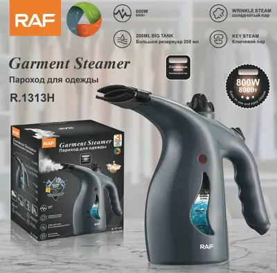 RAF Handdampfbürste und Dampfbügeleisen, tragbar, EU-Norm