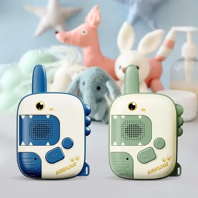 Kinder-Walkie-Talkie-Spielzeug, Dinosaurier- und Einhorn-Design
