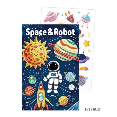 Children's Coloring and Sticker Book Set for Toddlers - 10