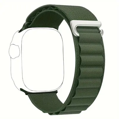 Nylon Loop Band with C-Clasp for Apple Watch Series 12/11 - 9