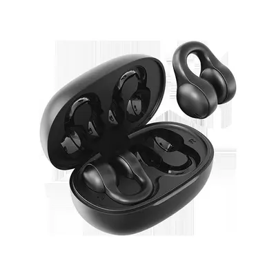 New Clip-On Non-Bone Conduction Wireless Bluetooth Open-Ear Earbuds with Smart LED Display and Extended Battery Life - 7