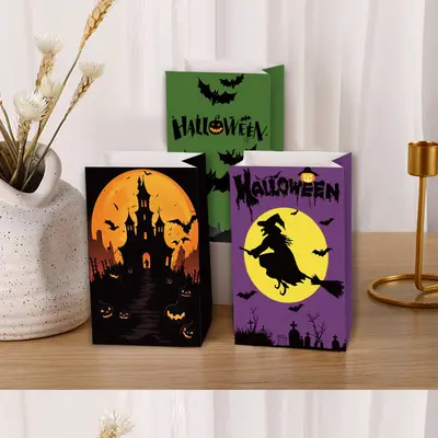 Halloween Personalized Kraft Paper Gift Bag