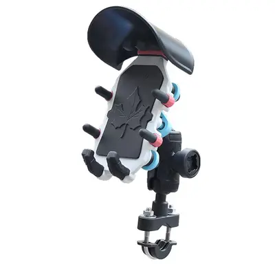 E-Scooter and Motorcycle Phone Holder, Shock-Absorbing, Octopus Claw Design - 13