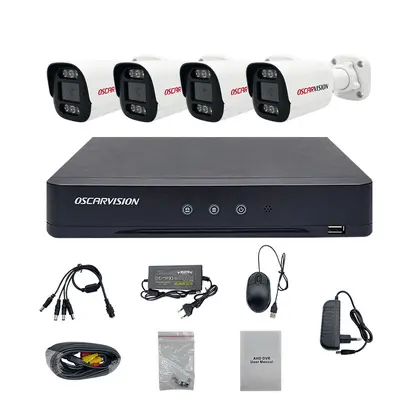 AHD Fasskaamera 4er Set, Außenbereich, Koaxial, Farbaufnahme - 10