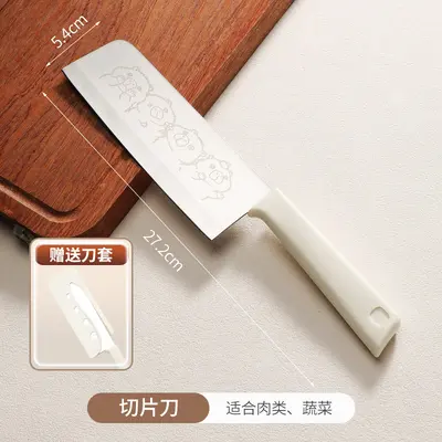 Traceless Großhandel Obstmesser Haushalt Kochen Schneidemesser Küche Melone Schneidemesser Schälmesser Schneidebrett Set - 9