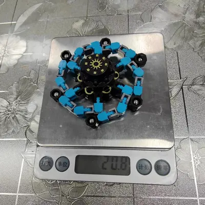 Mechanical Chain Gyro Stress Relief Toy, Transformable Fidget Toy