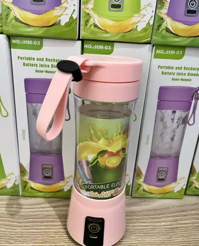 Portable mini electric juicer 6-blade USB rechargeable - 9