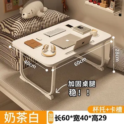 Bed-mounted small desk, bay window desk, bedroom computer desk, foldable desk, dormitory study desk, extra-large upper bunk desk - 12