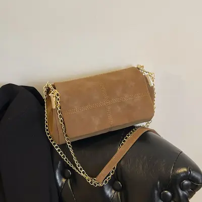 2026 Winter Women's Small Square Bag Single-Shoulder Crossbody Niche Design - 8