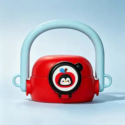 Cartoon niedliche Kinder-Thermoskanne 316 Edelstahl hochwertiger Wasserkrug Schüler-Trinkflasche tragbar großes Fassungsvermögen - 13
