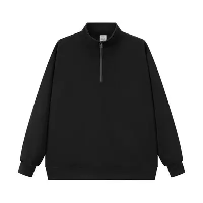 320g Stand Collar Half-Zip Unisex Sweatshirt - 3