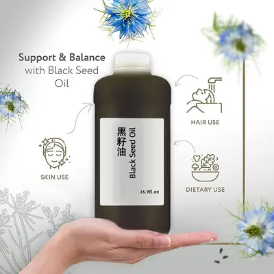 USDA Bio Schwarzkümmelöl für die Haarpflege