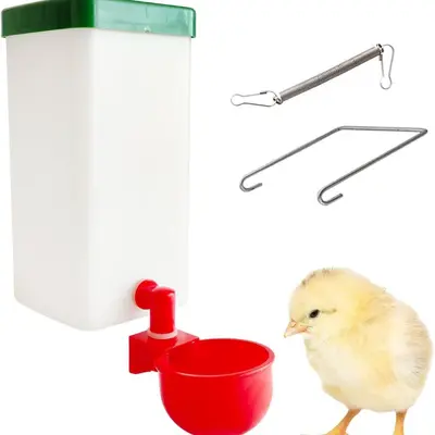 Hanging 1L Automatic Drinker for Chickens and Poultry - 2