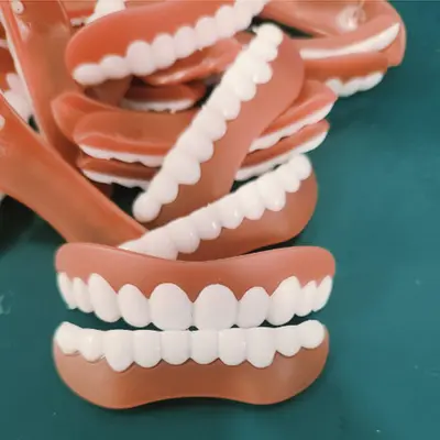 Silicone Fake Teeth Cosmetic Set, Temporary Filling and Veneers