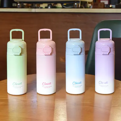 Gradient Insulated Cup for Women, 304 Stainless Steel, Portable - 10