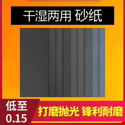 Nassschleifpapier-Set 230x93 mm, Körnung 60-10000, Nass und Trocken