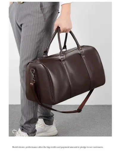 Men's travel bag, yoga and fitness bag, dry-wet separation - 5