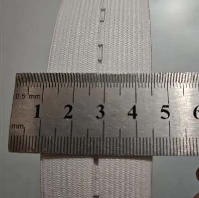 İlmekli elastik bel bandı, 1,5–3,5 cm arası ayarlanabilir giysi lastiği - 5