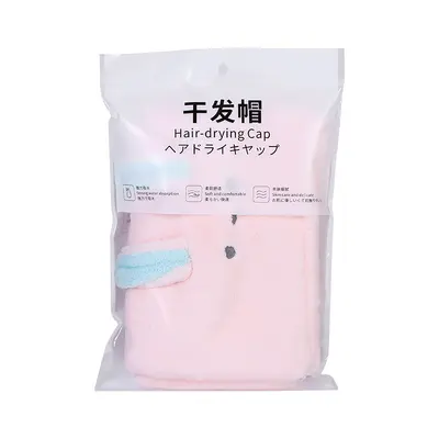 Japanische und koreanische Cartoon-Kaninchen-Ohren Haartrocknung Klemme verdickte dreieckige Handtuch-Duschhaube Korallensamt Absorptionstuch für trockenes Haar grenzüberschreitender Handel