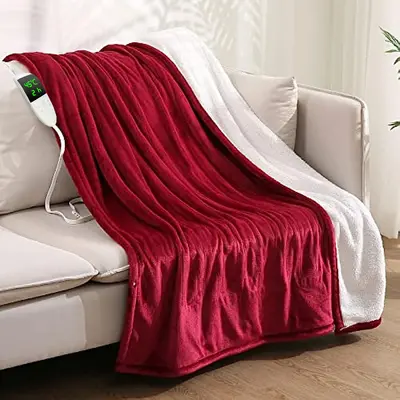 Single Flannel Electric Blanket, Thickened Heated Shawl