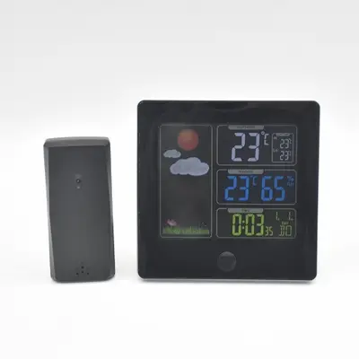 Color Screen RF Wireless Weather Clock with Calendar