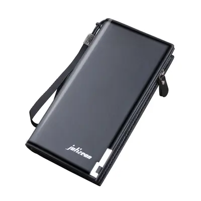 Men's Long Zip Wallet with Phone Compartment, Large Capacity - 6