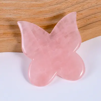 Jade Gua Sha Board, rosa Kristall Gua Sha Massagewerkzeug, Gesichtsmassage, Körper Gua Sha Werkzeug, Gesundheitsmassage Zubehör - 12