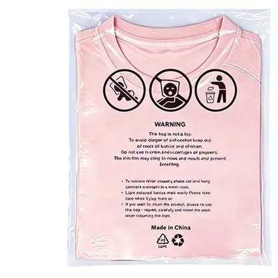 Stokta özel Amazon sınır ötesi uyarı etiketli giysi vakumlu fermuarlı poşetler giysi poşetleri çoraplar FBA sıkıştırma poşetleri çocuk giysileri - 6