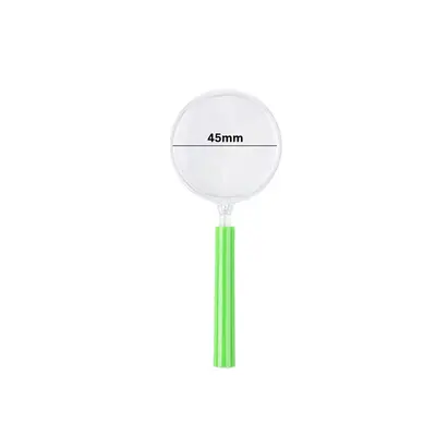 45 mm colored acrylic hand magnifier, 10x magnification - 7