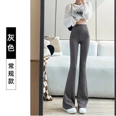 Damen-Yogahose, hohe Taille, verdeckter Reißverschluss - 6