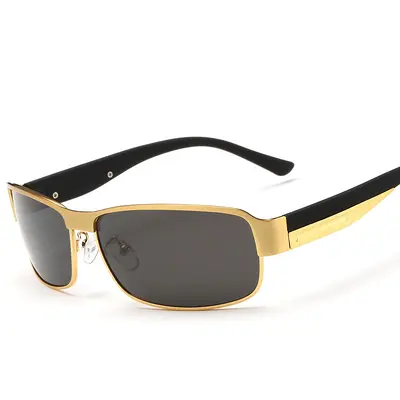 Jifeng Polarized Men's Sunglasses, Inner Coated, Driving Glasses - 5