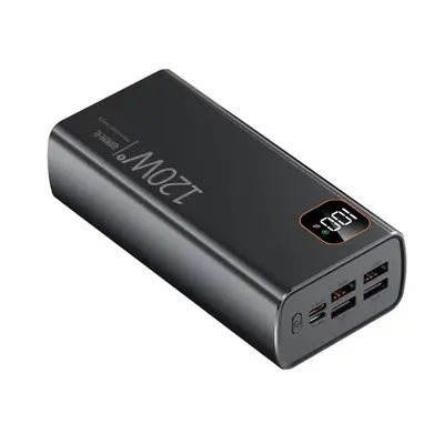 120W Süper Hızlı Şarj 30000mAh Büyük Kapasiteli Powerbank 20000mAh PD Dijital Ekranlı Mobil Şarj Cihazı