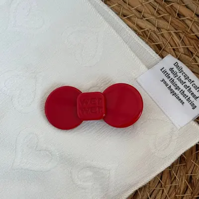 Werwer Acetate Bow Hair Clip, Side Clip, Straight Duckbill Hair Clip - 7