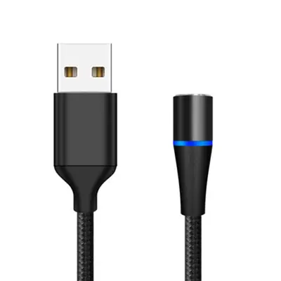 Starkes Magnetdatenkabel mit magnetischer Kraft, 7-poliger 5A-Magnetabsorptionskopf, schnelladendes Kabel für Mobiltelefone, erweitertes 3-in-1-Zugleitung und drei Ladekabel - 9