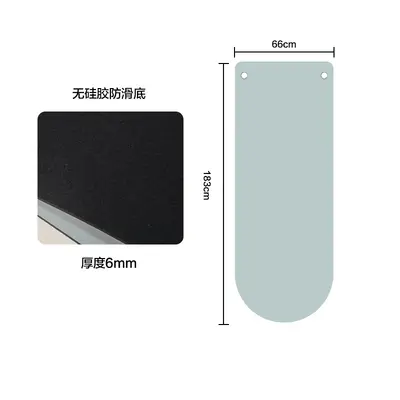 Delikli kapsül tip PVC yoga matı, aşınmaya ve yırtılmaya dayanıklı, duvara asılabilir - 8