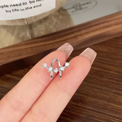 Strass-Ohrclip ohne Piercing - 7