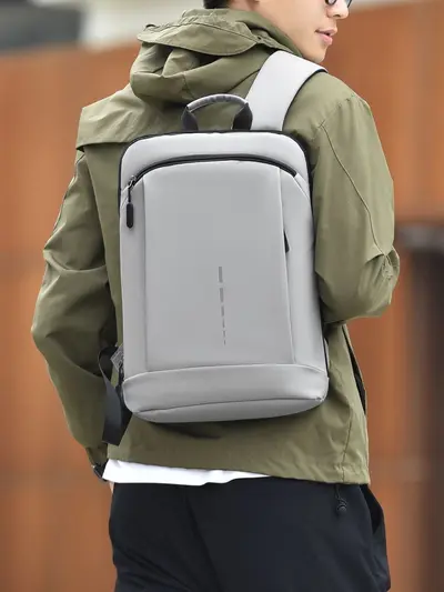 Großer, leichter Business-Laptop-Rucksack mit Logo-Aufdruck möglich