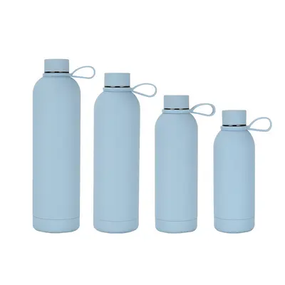 Sınır ötesi 750ml büyük kapasiteli dar ağızlı şişe 304 paslanmaz çelik termos bardak açık hava sporları araba taşınabilir buzlu su bardağı - 6