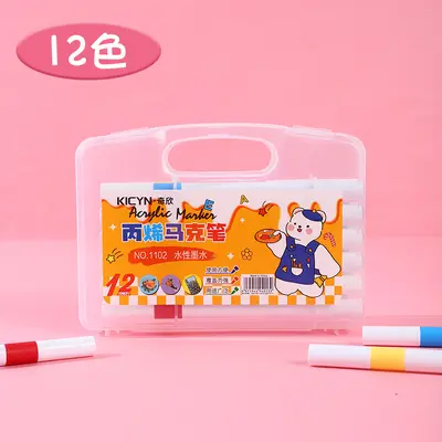 Acrylic quick-dry markers, waterproof pen set for ceramics and stone - 7