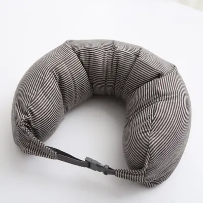 Muji U-shaped neck support pillow for travel and napping - 12