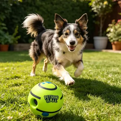 Evcil hayvan oyuncağı topu, kedi köpek, sesli, pillsiz