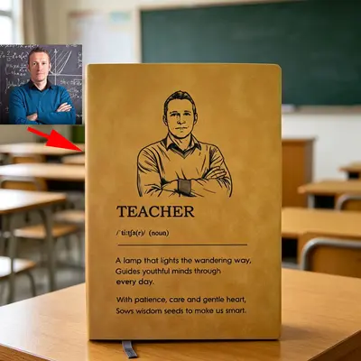 A5 Blank PU Leather Cover Notebook for Laser Engraving