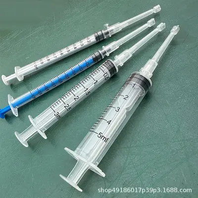 Graduated Plastic Syringe with Needle for Travel Perfume Bottle Refilling
