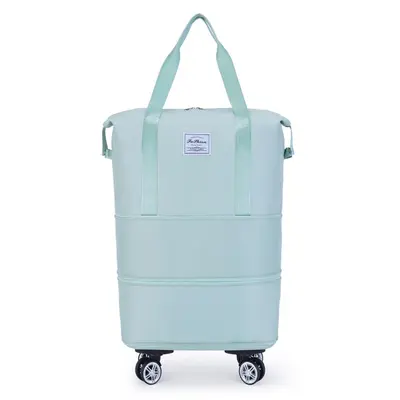 Universal wheeled travel luggage, wheeled travel suitcase, large capacity bag, women's foldable trolley bag, shopping cosmetics bag - 13