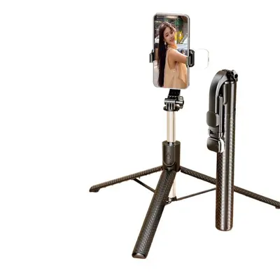1.7 Metre Selfie Çubuk Turizm Taşınabilir Telefon Selfie Canlı Yayın Fotoğraf Mini 360 Derece Dönen Tripod