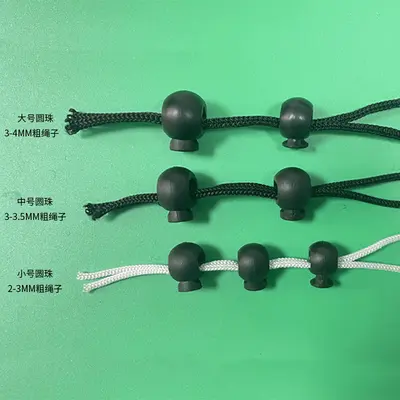 Plastic Spring Round Cord Lock Clasp for Clothing and Hat Tightening