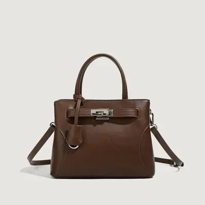Women's Large Capacity Shoulder Bag, Kelly Style Crossbody - 10