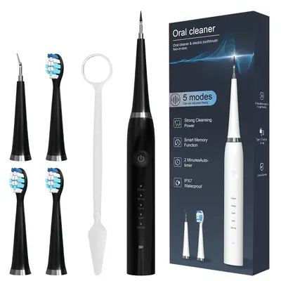 Ultraschall-Zahnreiniger, 2-in-1, elektrische Bürstenfunktion - 12